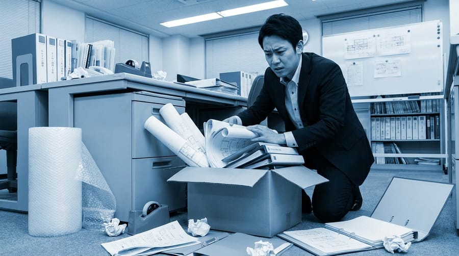 梱包と発送に困るイメージ